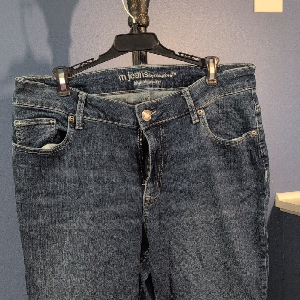 Maurices Dark Blue Boyfriend Jeans